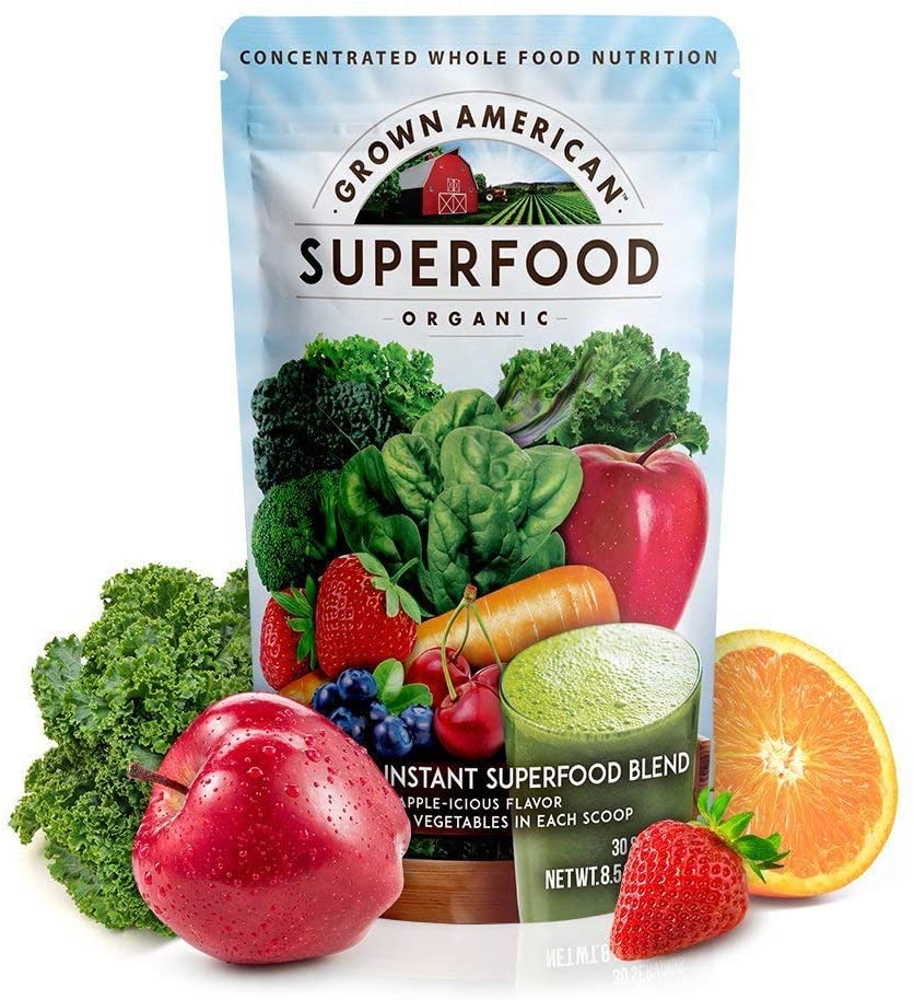 Grown American Superfood Organic - top 10 fruits and vegetable supplements
