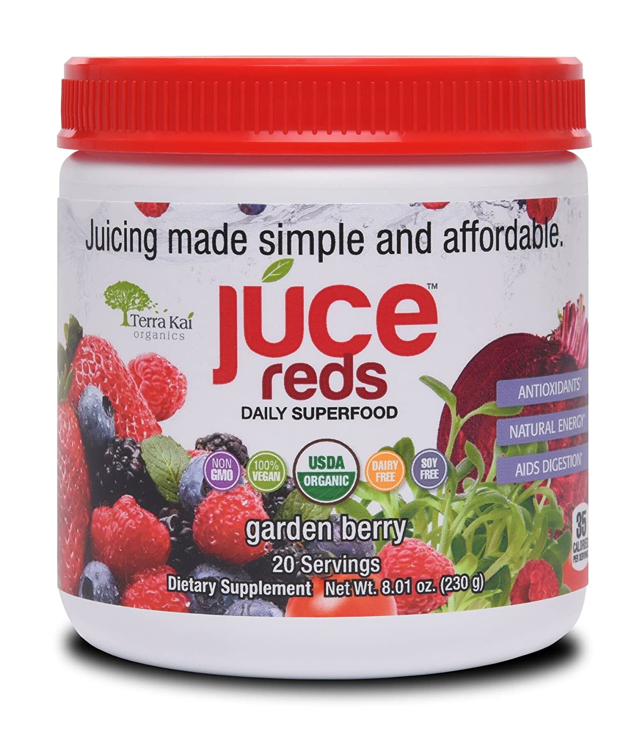 Juce Reds Superfood - Fruit and Vegetable Supplements - top ten best red superfood powders