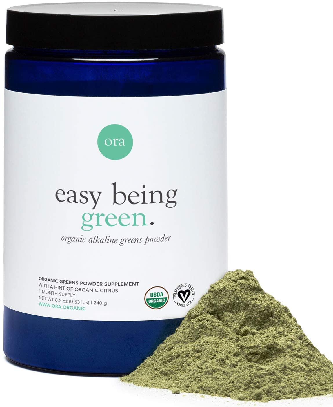 Ora Organic - Organic alkaline greens powder supplement - fruit and vegetables supplements - top 10 organic supplements